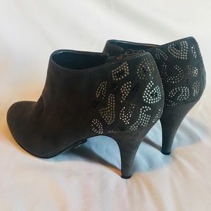 Microsuede Booties - Kathy Van Zeeland - Grey